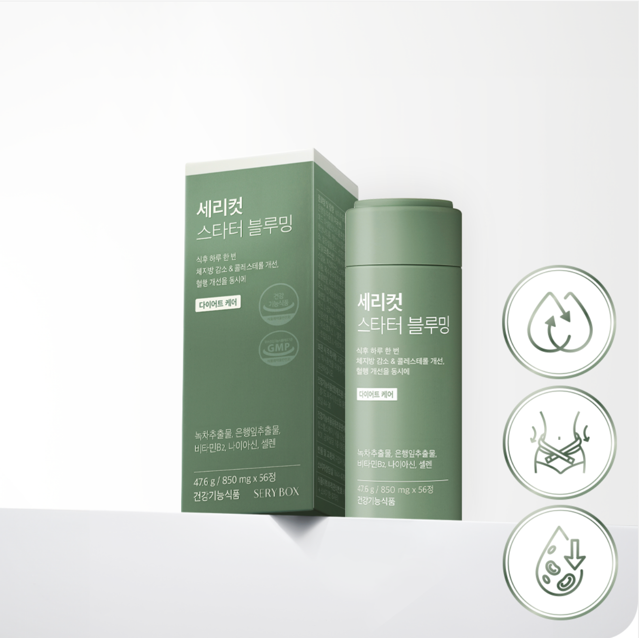 SERYCUT Green 粉綠餐後代謝丸